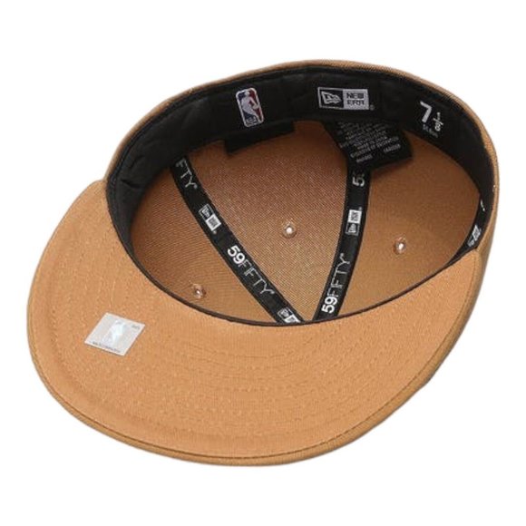 New Era Chicago Bulls Wheat Pack 59FIFTY Fitted Hat Cap Exclusive - Picture 8 of 10